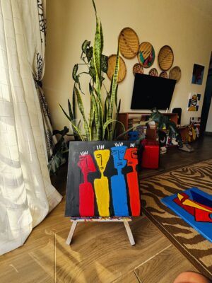 Acrylic painting on canvas